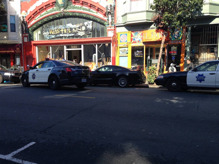 Lots Of Police Activity At Haight & Belvedere Yesterday