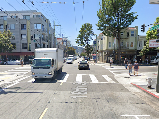 50-year-old man struck by driver at 18th and Valencia dies