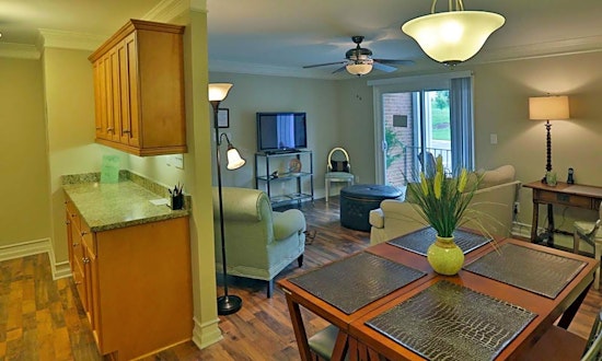What apartments will $1,100 rent you in Six Forks, this month?