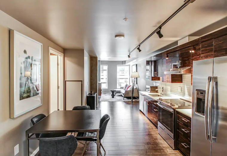 What apartments will $2,000 rent you in Belltown, this month?