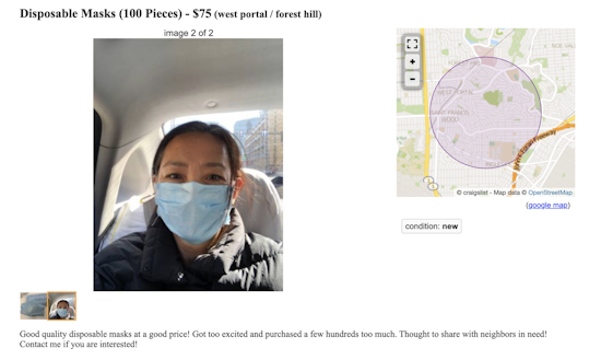 Craigslist price-gougers could face legal penalties for marked-up COVID-19 supplies