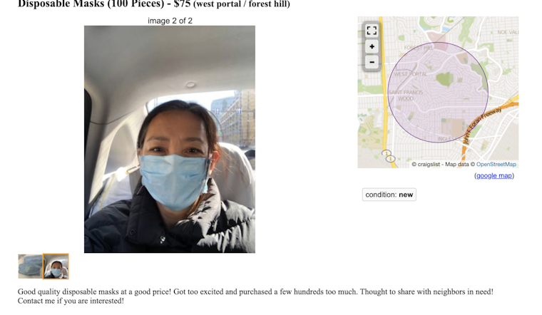 Craigslist price-gougers could face legal penalties for marked-up COVID-19 supplies