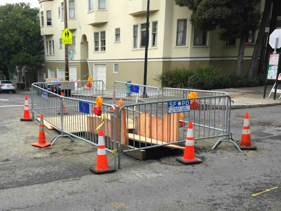 Beware This Sinkhole At Belvedere And Grattan