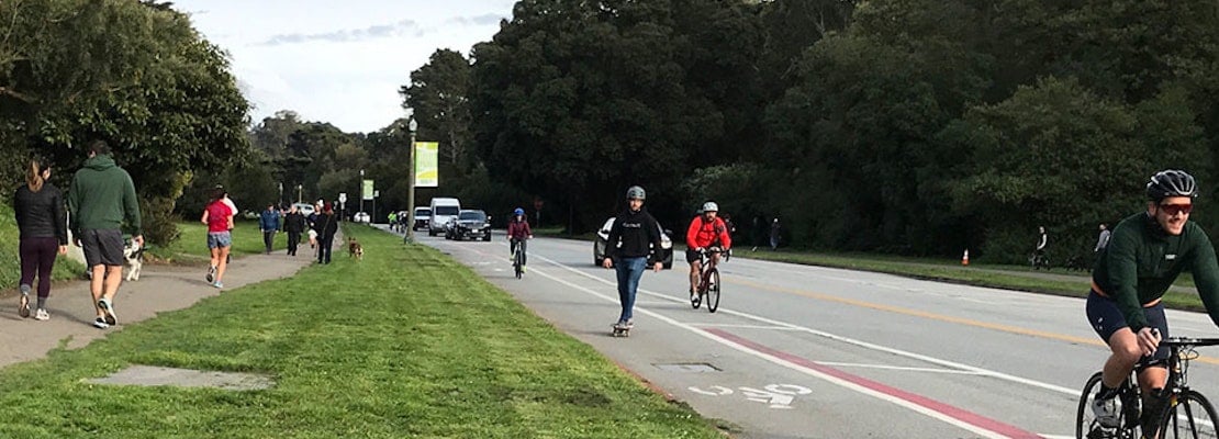 Advocates call for making Golden Gate Park's JFK Drive car-free during shelter-in-place