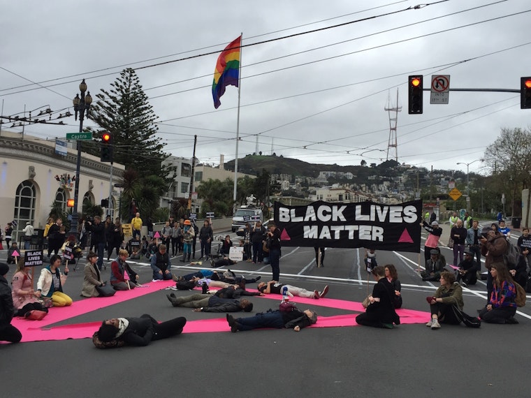 #BlackLivesMatter Protestors March To The Castro