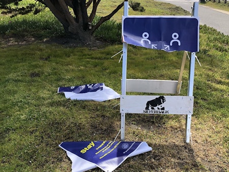 Vandals rip up signs warning SF parkgoers to stay 6 feet apart