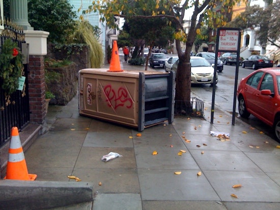 Divisadero Porta-Potty Arson The Work Of Repeat Toilet Torcher?