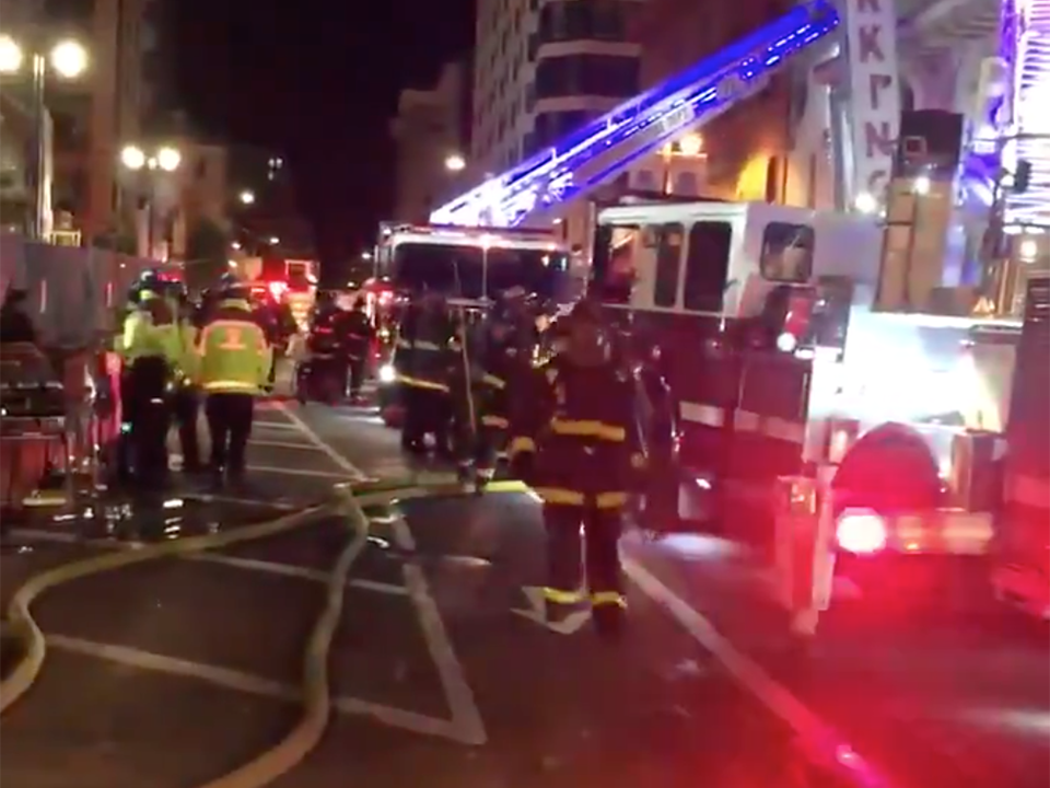 1 injured in 2alarm blaze at Tenderloin parking garage