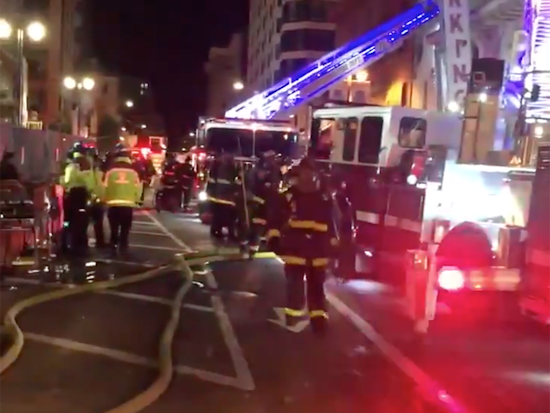 1 injured in 2-alarm blaze at Tenderloin parking garage