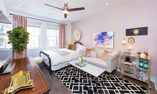 What apartments will $2,100 rent you in Rittenhouse, this month?