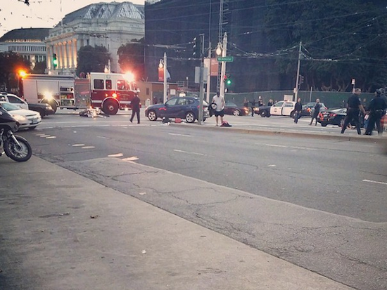 Motorcycle Fatality At McAllister And Van Ness