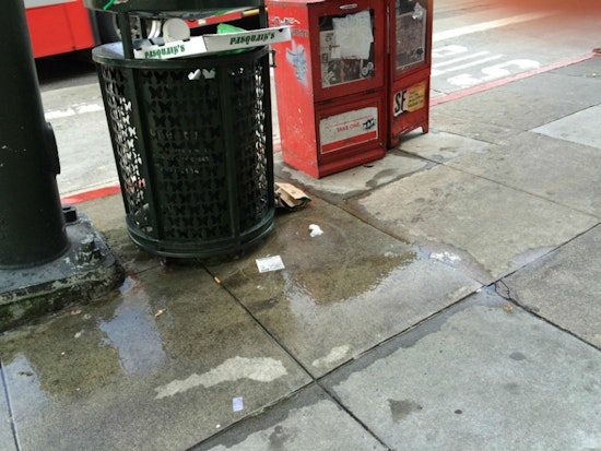 Natural Spring The Likely Source of Haight & Divisadero Sidewalk Seepage