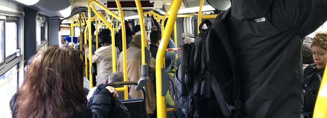 As Muni trains go offline, riders say buses are too crowded to socially distance