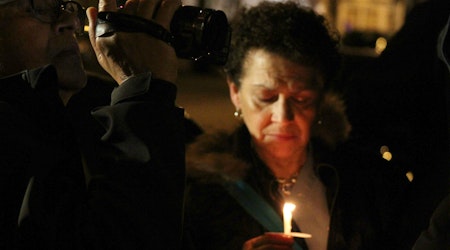 Scenes From Last Night's Prayer Vigil And March