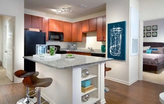 What apartments will $1,300 rent you in Deerwood, this month?