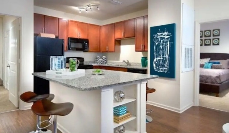 What apartments will $1,300 rent you in Deerwood, this month?