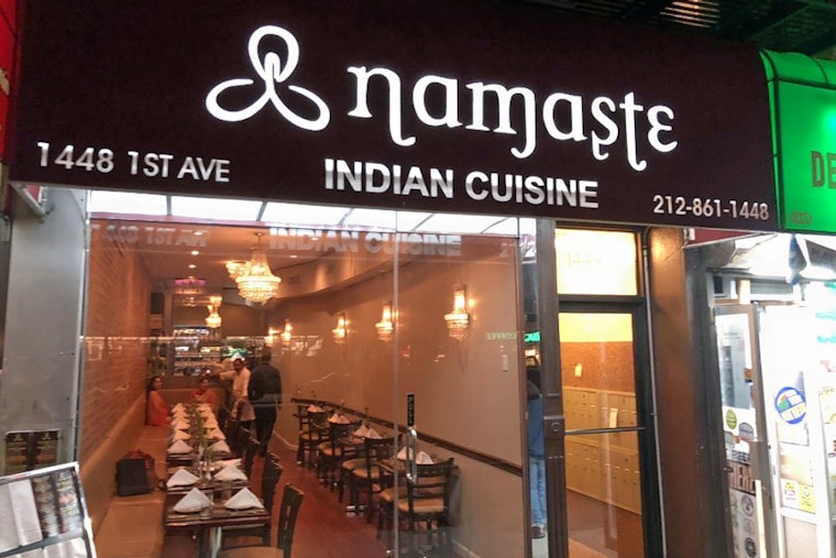 New Indian eatery Namaste offers daily lunch buffet on the Upper East Side