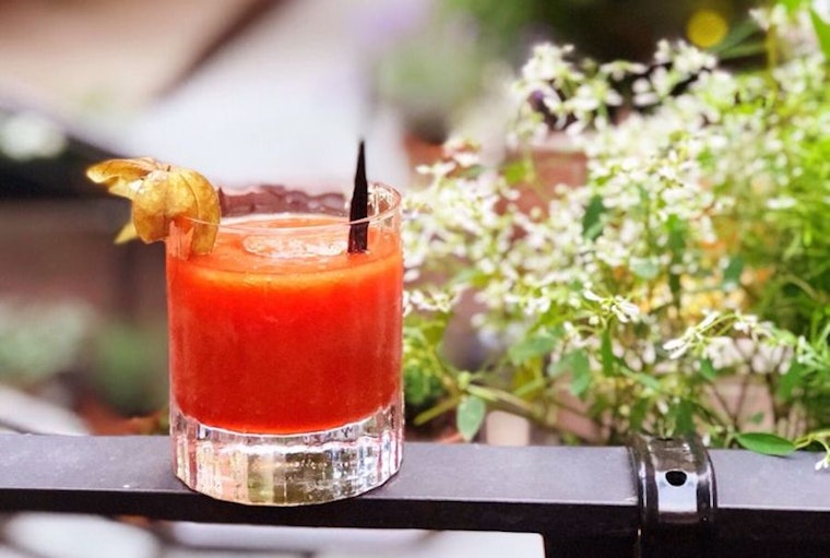 High Line Hotel garden unveils its latest cocktail bar: The Golden Hour pop-up