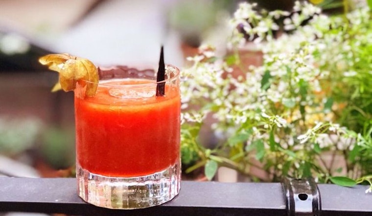 High Line Hotel garden unveils its latest cocktail bar: The Golden Hour pop-up