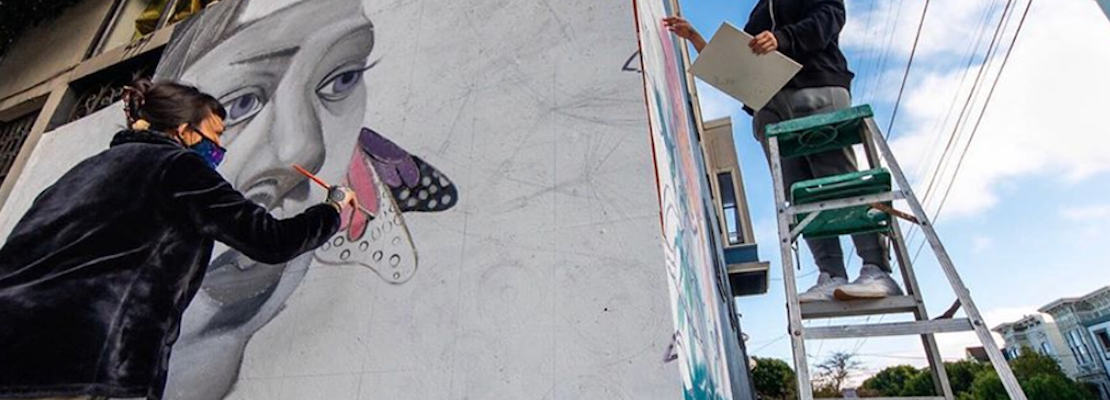 Lower Haight comes together to beautify boarded-up storefronts