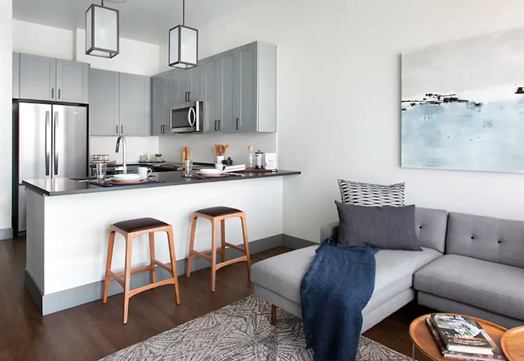 What apartments will $1,700 rent you in Capitol Hill, this month?