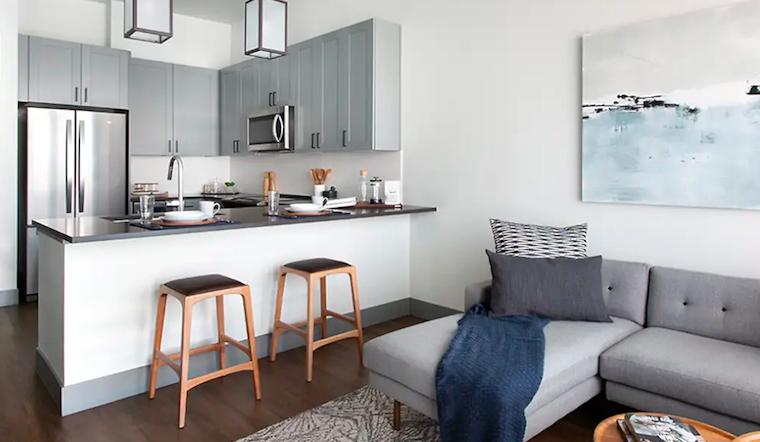 What apartments will $1,700 rent you in Capitol Hill, this month?