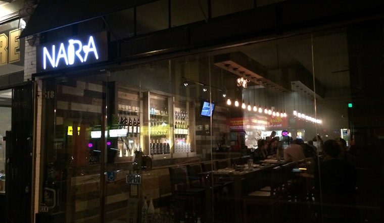 Nara Now Open With Sushi Fusion, Sake On Haight