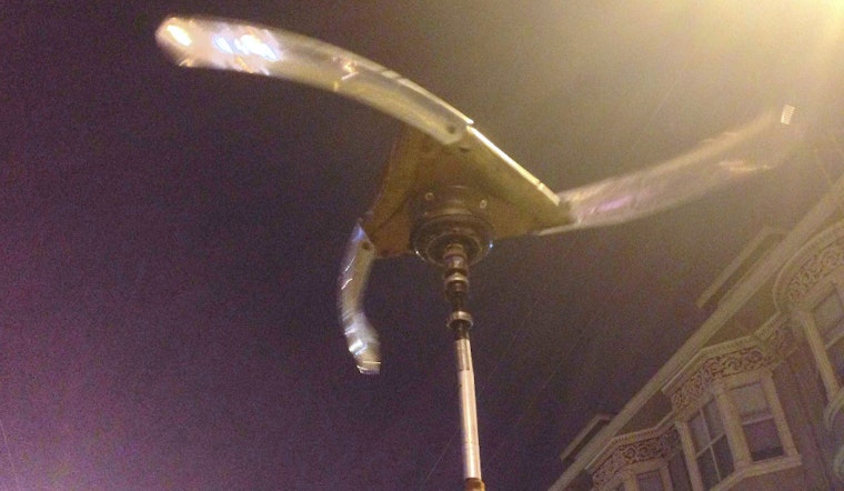 Rogue Whirligig Makes Appearance At Haight & Clayton