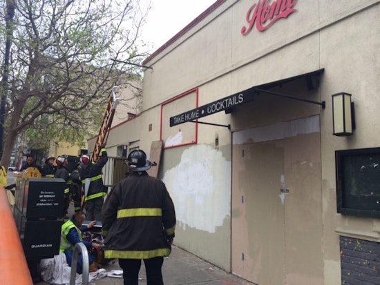 SFFD Clears Mini-Encampment From Vacant Home Restaurant