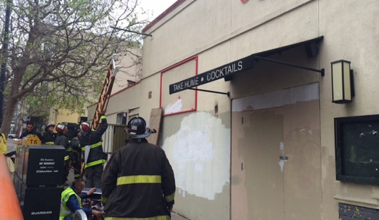 SFFD Clears Mini-Encampment From Vacant Home Restaurant