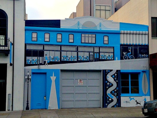 All About Lab Partners' San Francisco Mural At Warby Parker