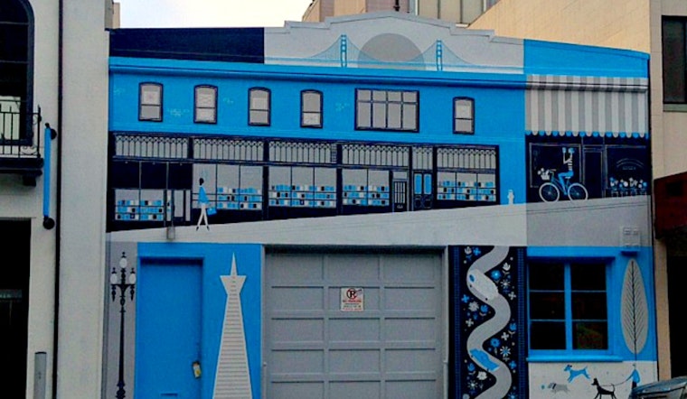 All About Lab Partners' San Francisco Mural At Warby Parker