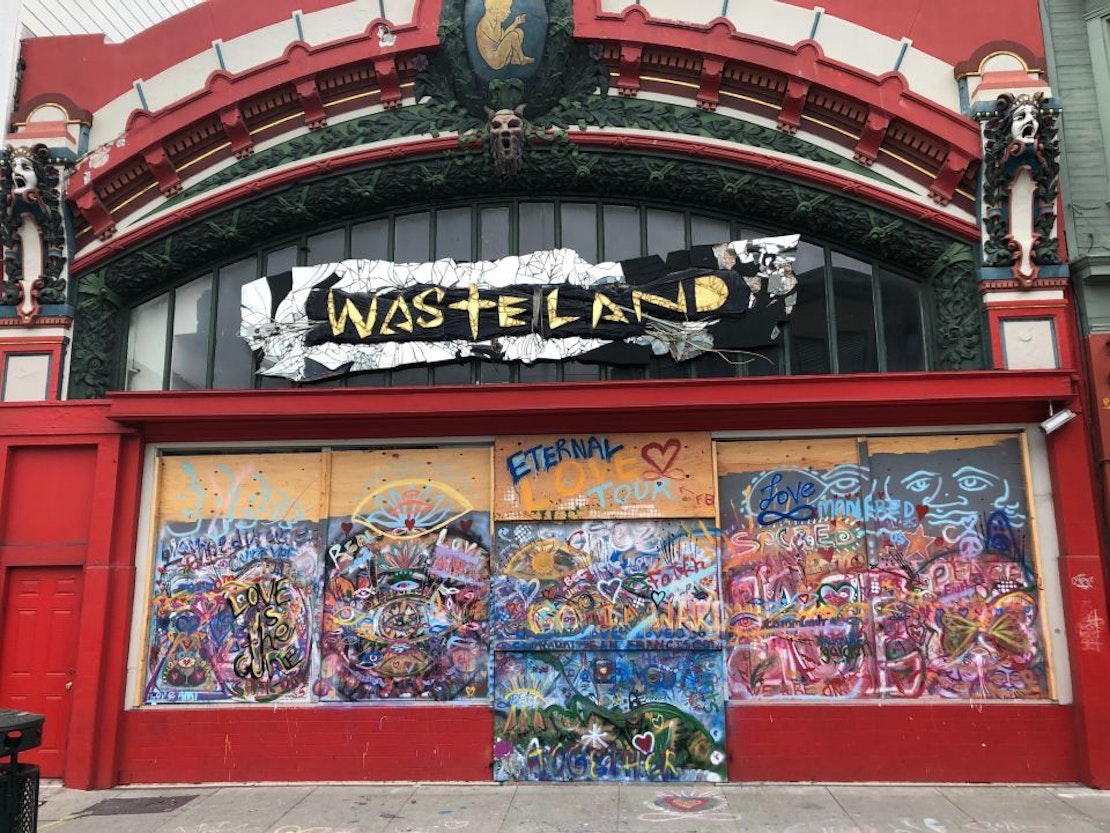 Seeking community and connection, artists put an Upper Haight spin on boarded-up storefronts