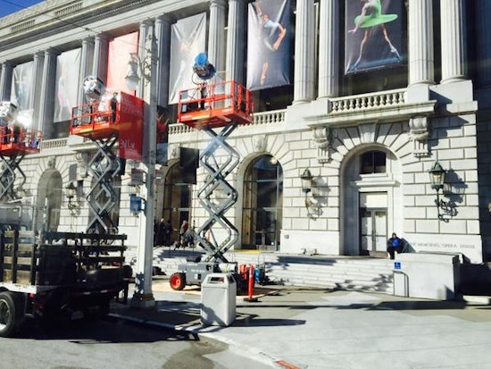 Steve Jobs Biopic Filming At Opera House, Davies Symphony Hall