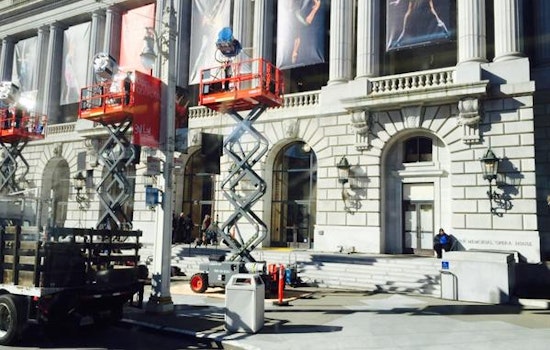 Steve Jobs Biopic Filming At Opera House, Davies Symphony Hall