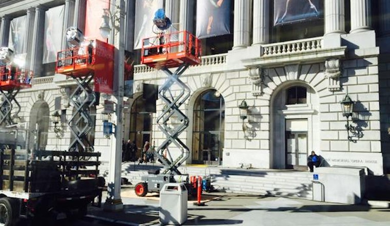 Steve Jobs Biopic Filming At Opera House, Davies Symphony Hall