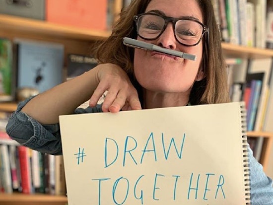 With schools closed, kids all over the world "draw together" in SF illustrator's free daily lessons