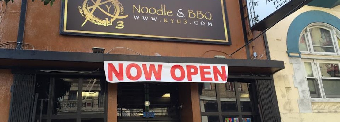 Kyu 3 Noodle & BBQ Debuts On Jones
