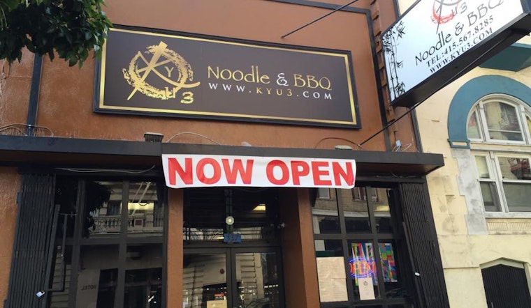 Kyu 3 Noodle & BBQ Debuts On Jones