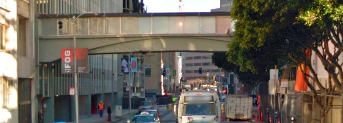 Pedestrian Bridge, Buildings At 150 Van Ness May Soon Be Demolished