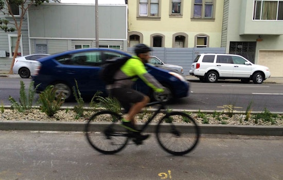 Here's Your New Protected Oak Street Bike Lane