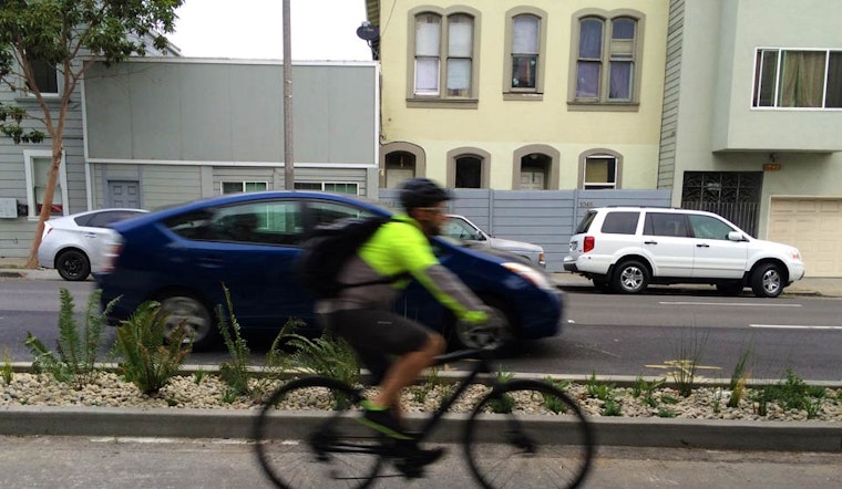 Here's Your New Protected Oak Street Bike Lane