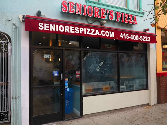 Seniore's Pizza Opens On Divisadero Tomorrow