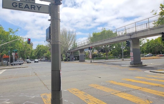 Geary & Steiner pedestrian bridge to be demolished later this month