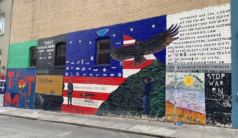 Union Square business district destroyed 4 Veterans Alley murals without permission, founder says