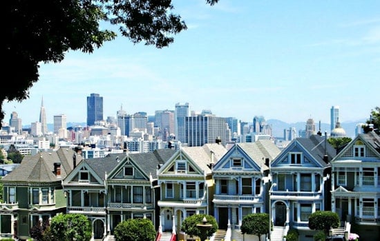 'Bazillion Dollar Club' Filming In Alamo Square Today
