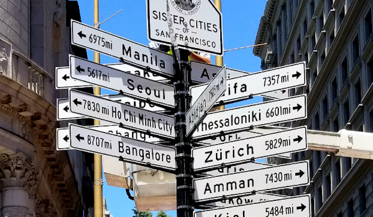City unveils sister cities sign at Hallidie Plaza