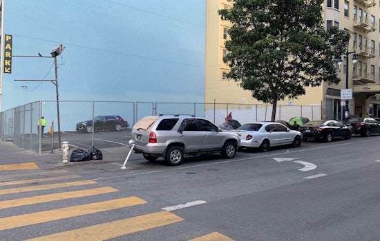 As tents line Tenderloin sidewalks, city pays $6,000/week to guard empty lot