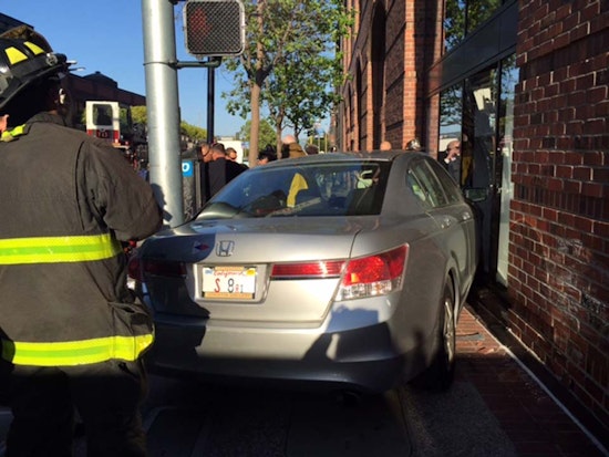 Car Crashes Into Office Building At Broadway And Battery [Updated]