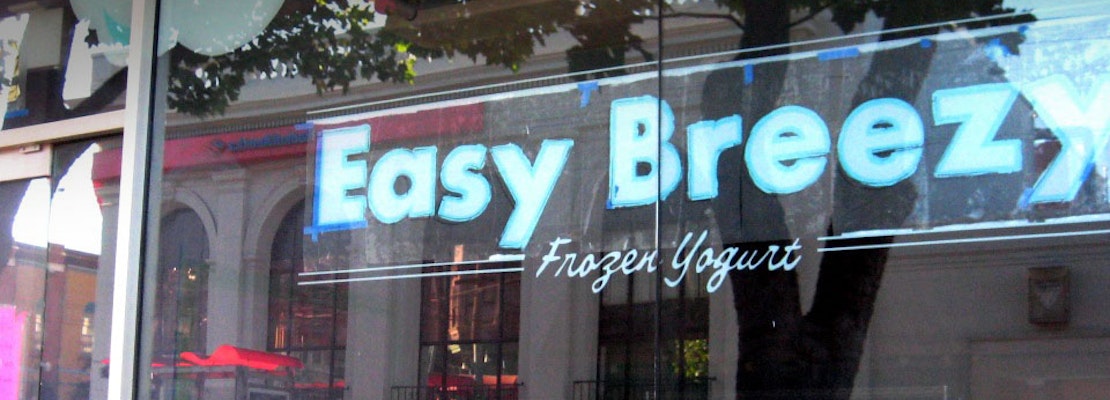 Easy Breezy Frozen Yogurt Plans To Open This Weekend